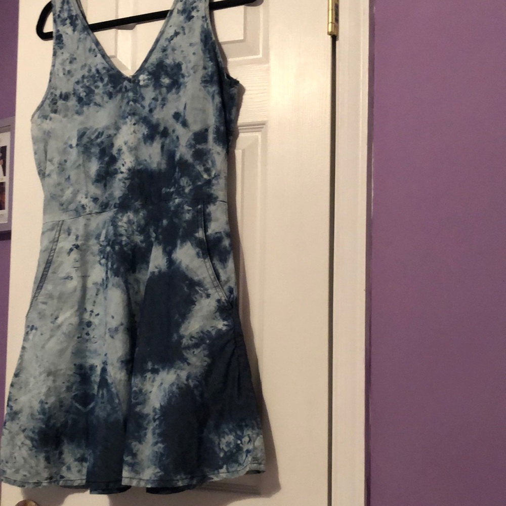 Indigo Rein Sleeveless Tie Dye Dress (size M)